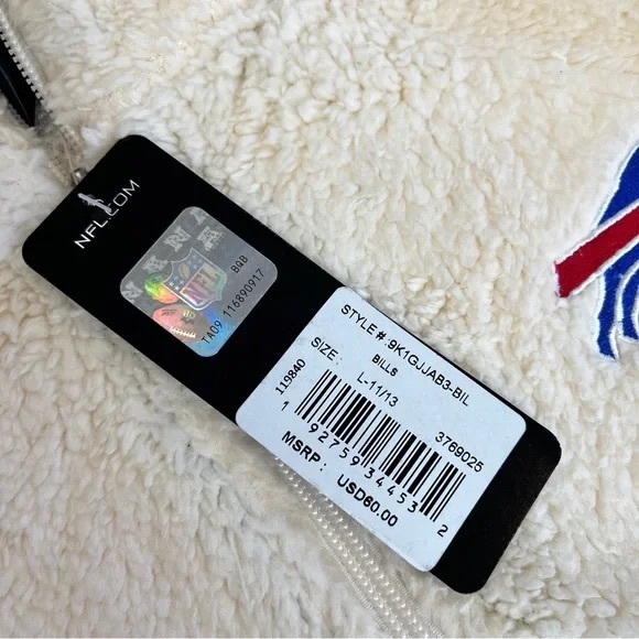 NEW NFL Buffalo Bills Sherpa Full Zip - Picture 4 of 8